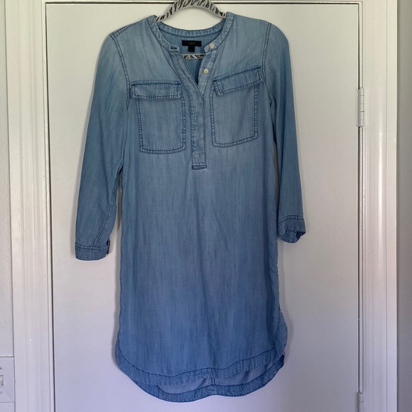 I.Crew Chambray Dress - Picture 1 of 5